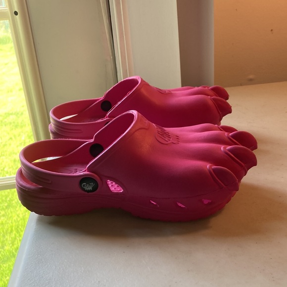 Clawz pink childrens Sz 13 slip on shoe clogs - Picture 8 of 10